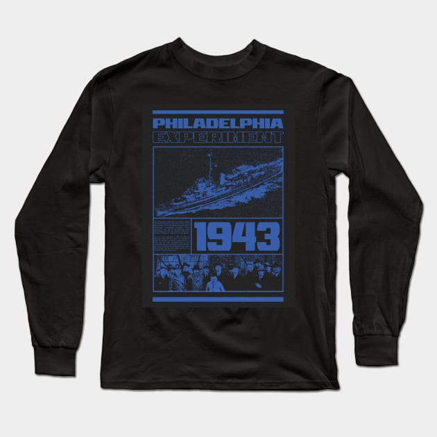 Philadelphia experiment Long Sleeve T-Shirt by fm_artz